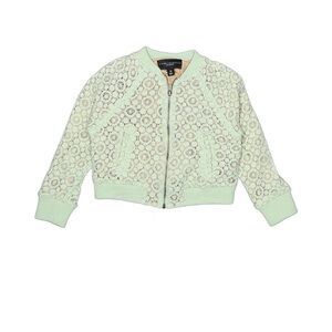 Pre-Owner Victoria Beckham Girls' Mint Lace Bomber Jacket  Size XS